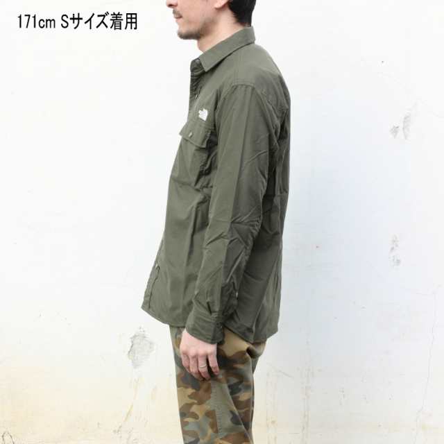 ノースフェイス THE NORTH FACE ウェア ロングスリーブ ヌプシ シャツ L/S Nuptse Shirt NR11961 ブラック(K)  ニュートープ2(NW)｜au PAY マーケット